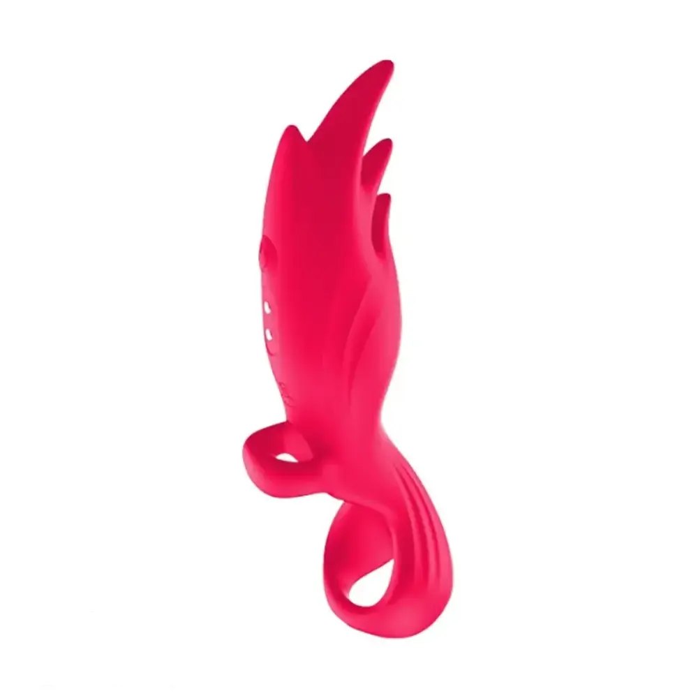Finger Sleeve Clit Vibrator 5.31 in - Vibrating G-Spot Toy