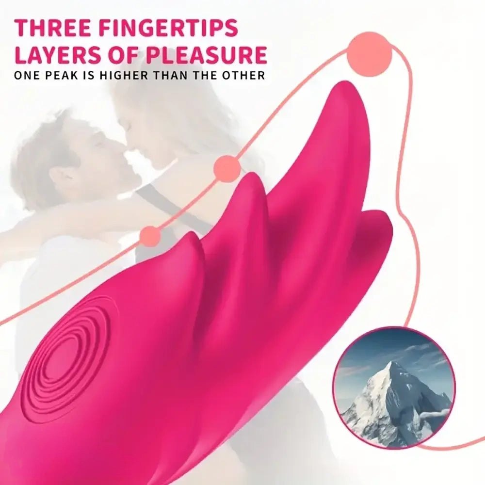 Finger Sleeve Clit Vibrator 5.31 in - Vibrating G-Spot Toy