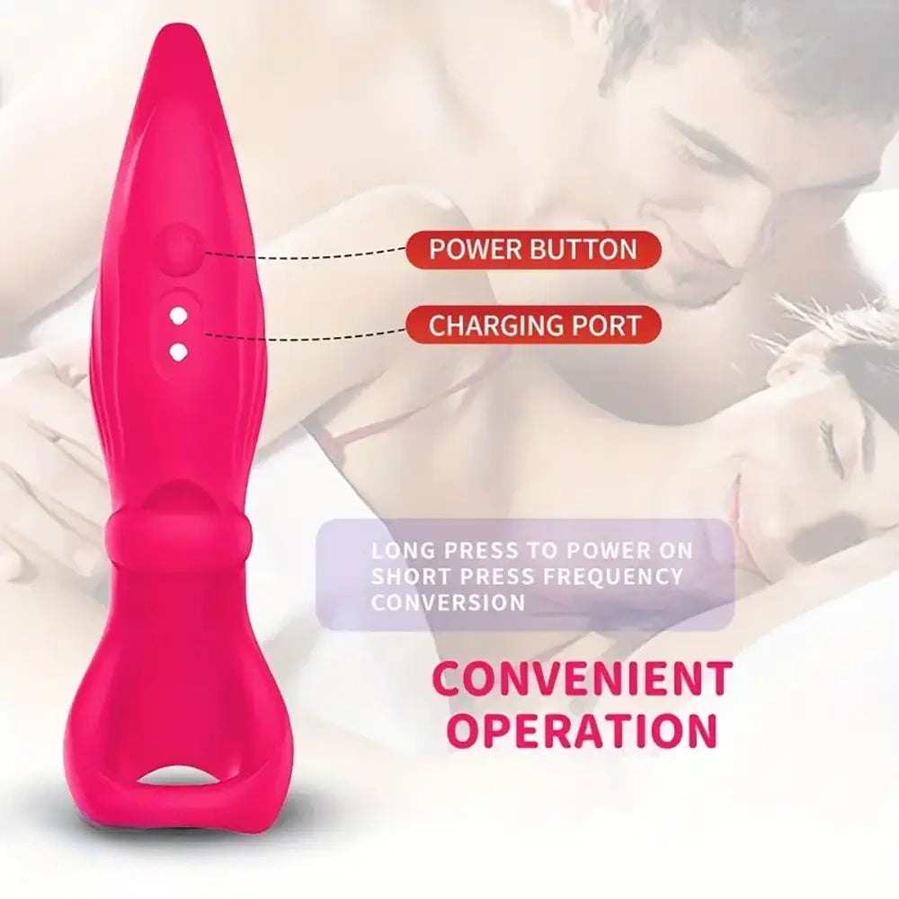 Finger Sleeve Clit Vibrator 5.31 in - Vibrating G-Spot Toy