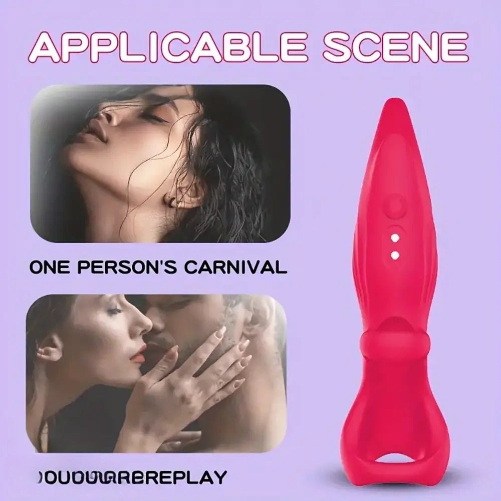 Finger Sleeve Clit Vibrator 5.31 in - Vibrating G-Spot Toy
