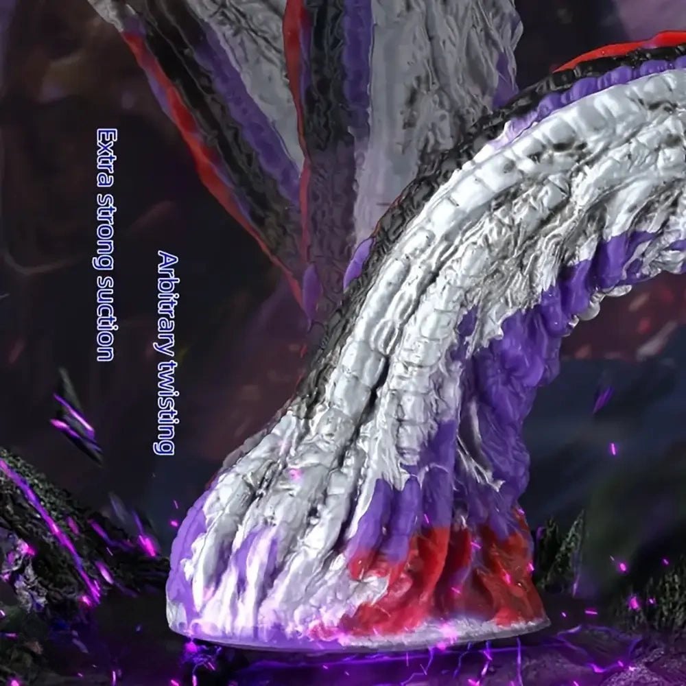 Fire Phoenix Fantasy Dildo 8.66in - Monster Dildo