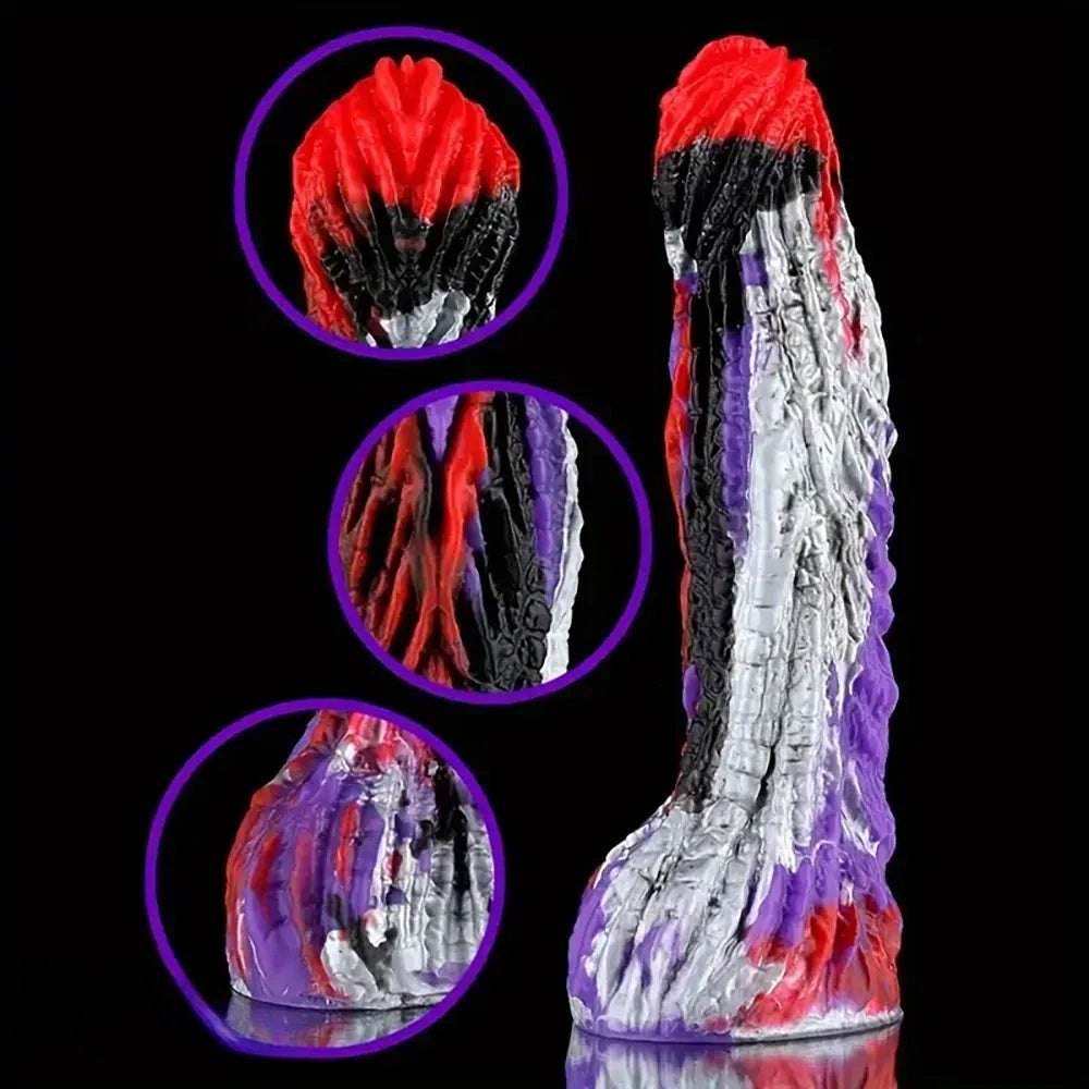 Fire Phoenix Fantasy Dildo 8.66in - Monster Dildo