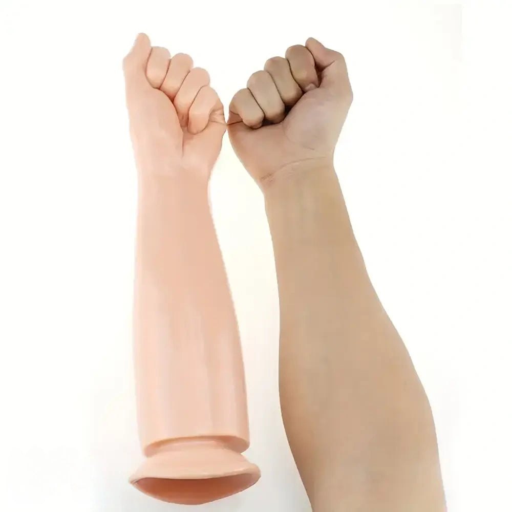 Fist and Forearm Fantasy Dildo - Big Fisting 12.99in Dildo
