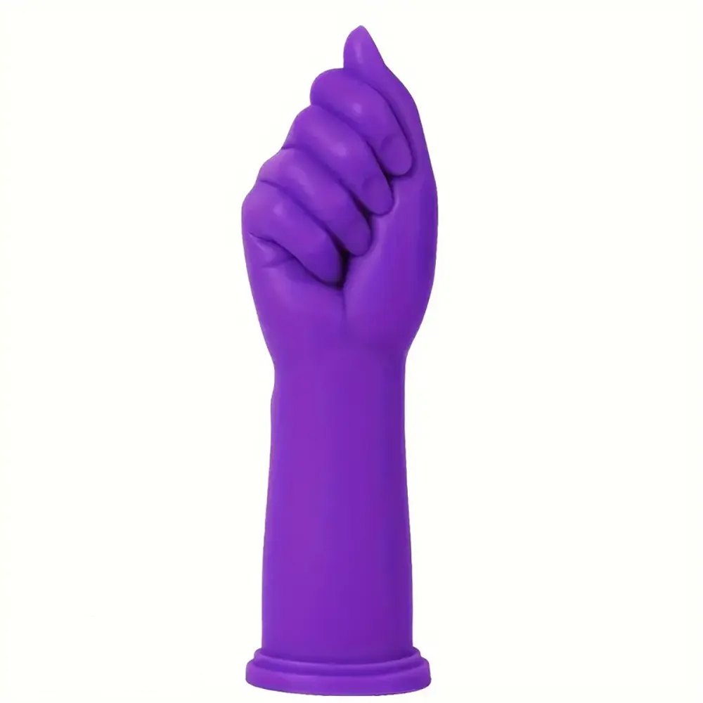 Fist Hand Silicone Dildo 8 in - Big Thick Hand-Shaped Dildo