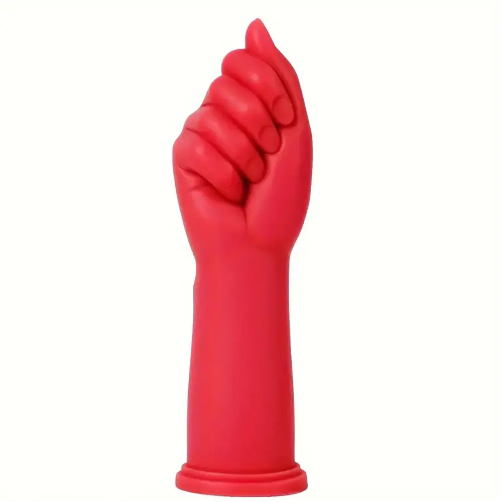 Fist Hand Silicone Dildo 8 in - Big Thick Hand-Shaped Dildo