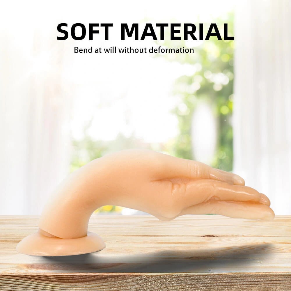 Fist Shaped PVC Dildo - Hand Shaped Dildo 8.46 in
