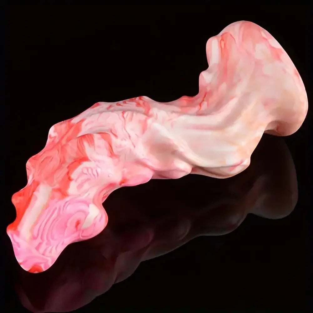 Flame Fantasy Dildo - Fire Shape Fantasy Dildo 7 in