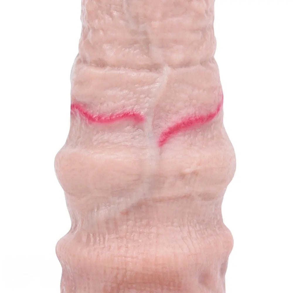 Flesh Horse Vein Sleeve - Silicone Animal Dildo Sleeve