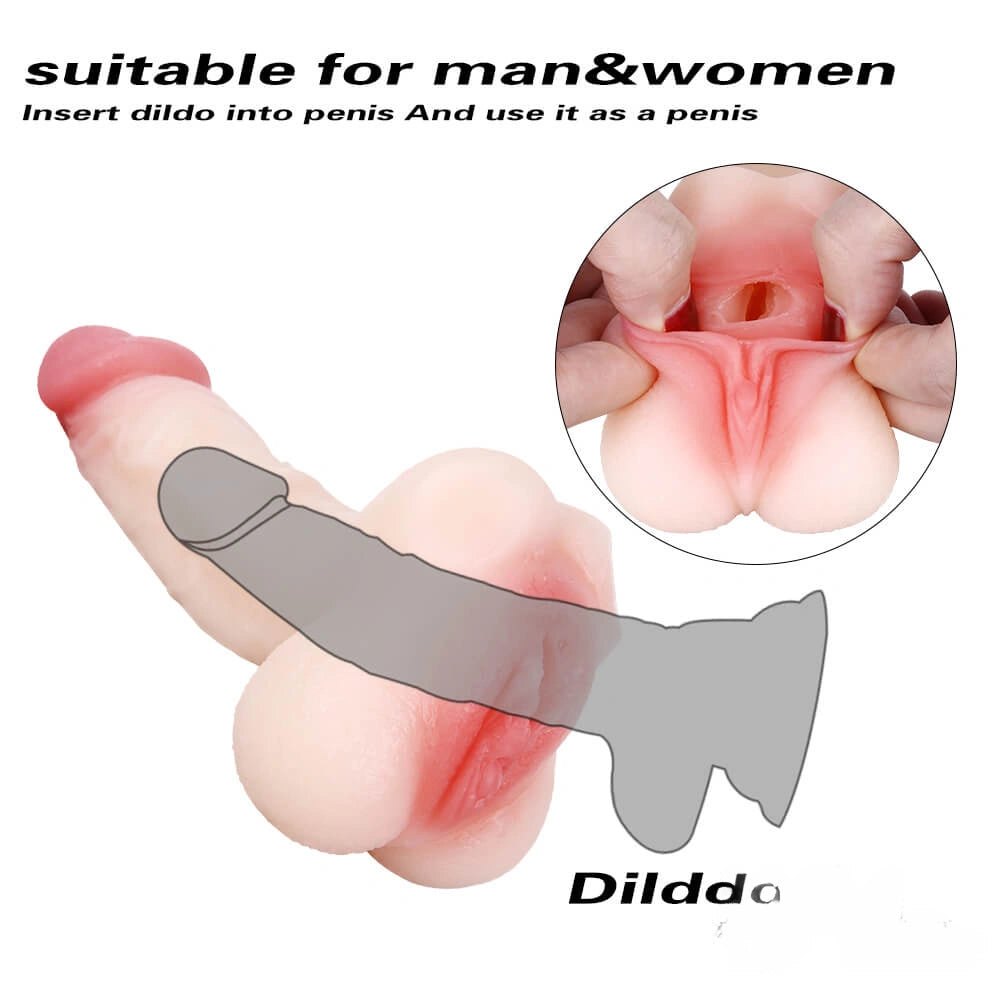 Flesh Pocket Pussy Stroker 6.69in - Realistic Pocket Pussy