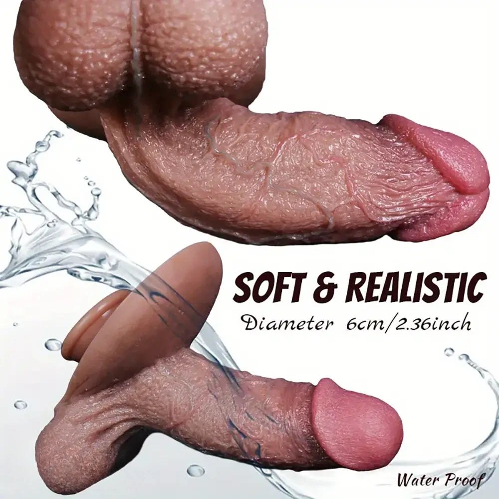 Flesh Realistic Large Dildo - Big Realistic Anal Play Dildo