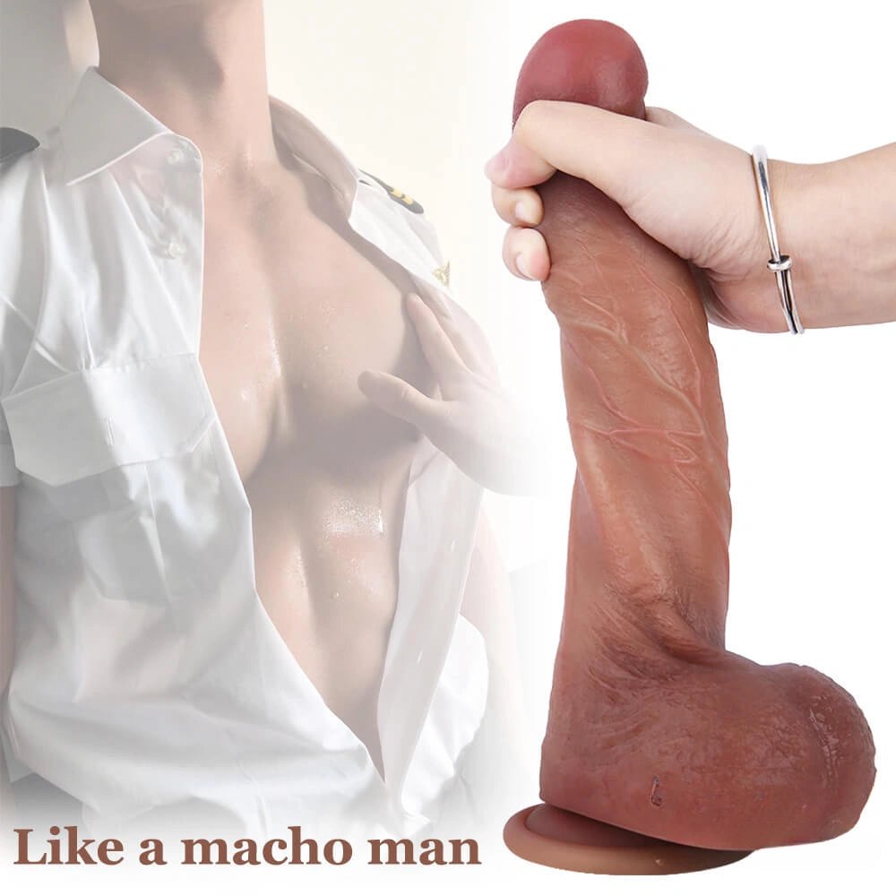 Flesh Realistic Suction Cup Dildo - Suction Cup G-Spot Dildo