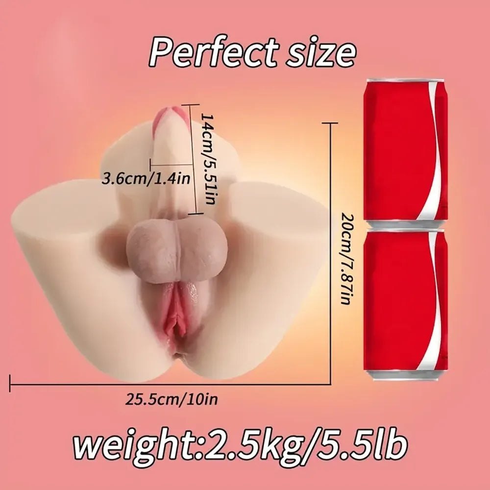 Flesh Realistic Torso Masturbator - Realistic Sex Doll Torso