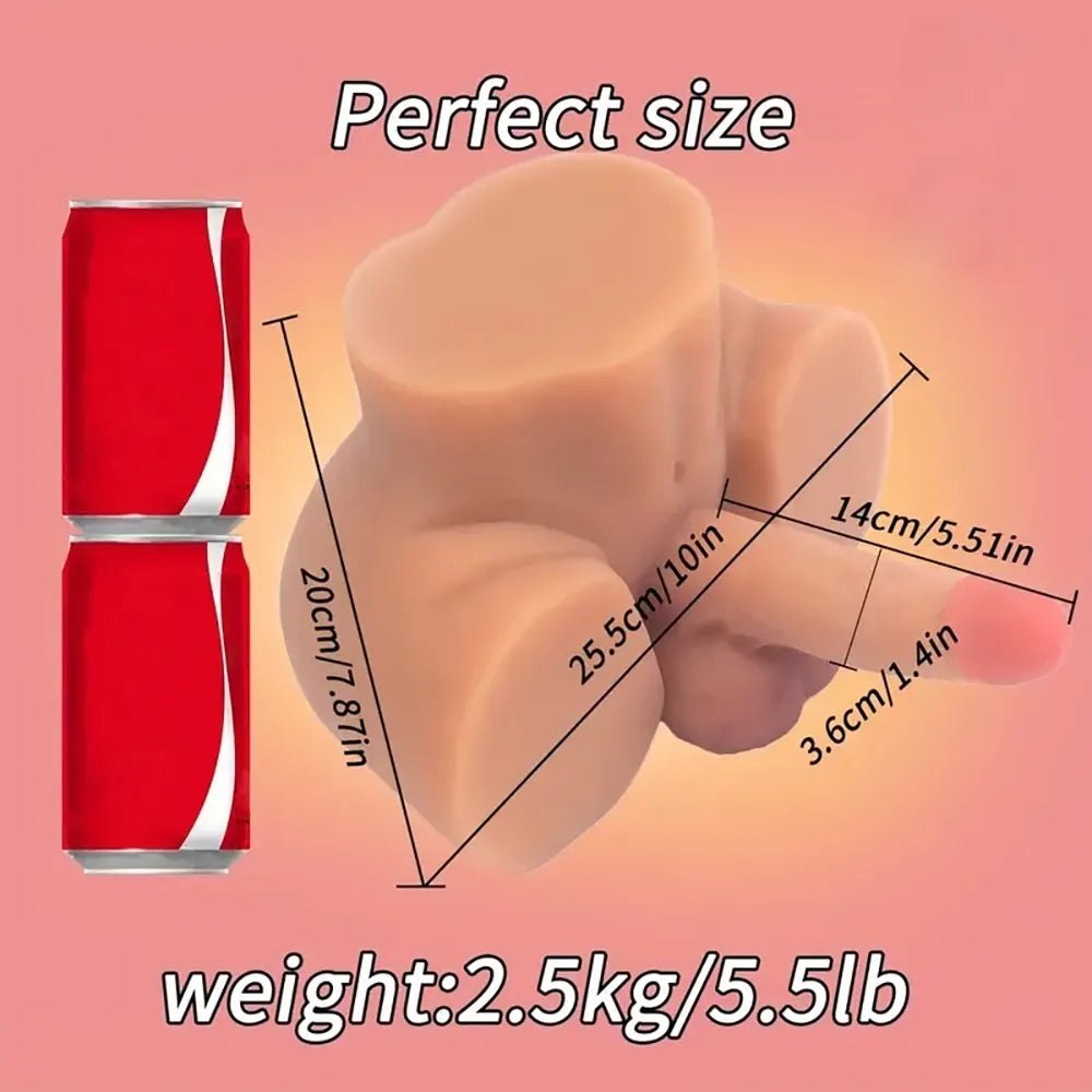Flesh Realistic Torso Masturbator - Realistic Sex Doll Torso