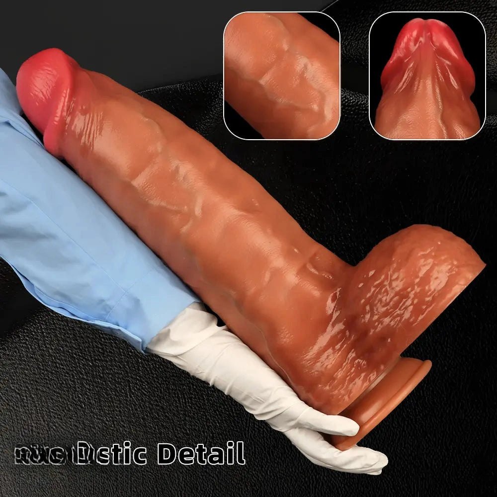 Extra Large Silicone Dildo - Huge Thick Realistic Dildo