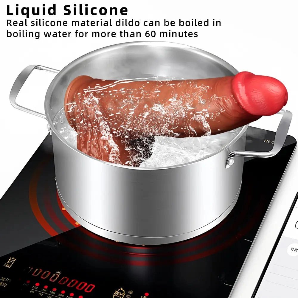 Extra Large Silicone Dildo - Huge Thick Realistic Dildo
