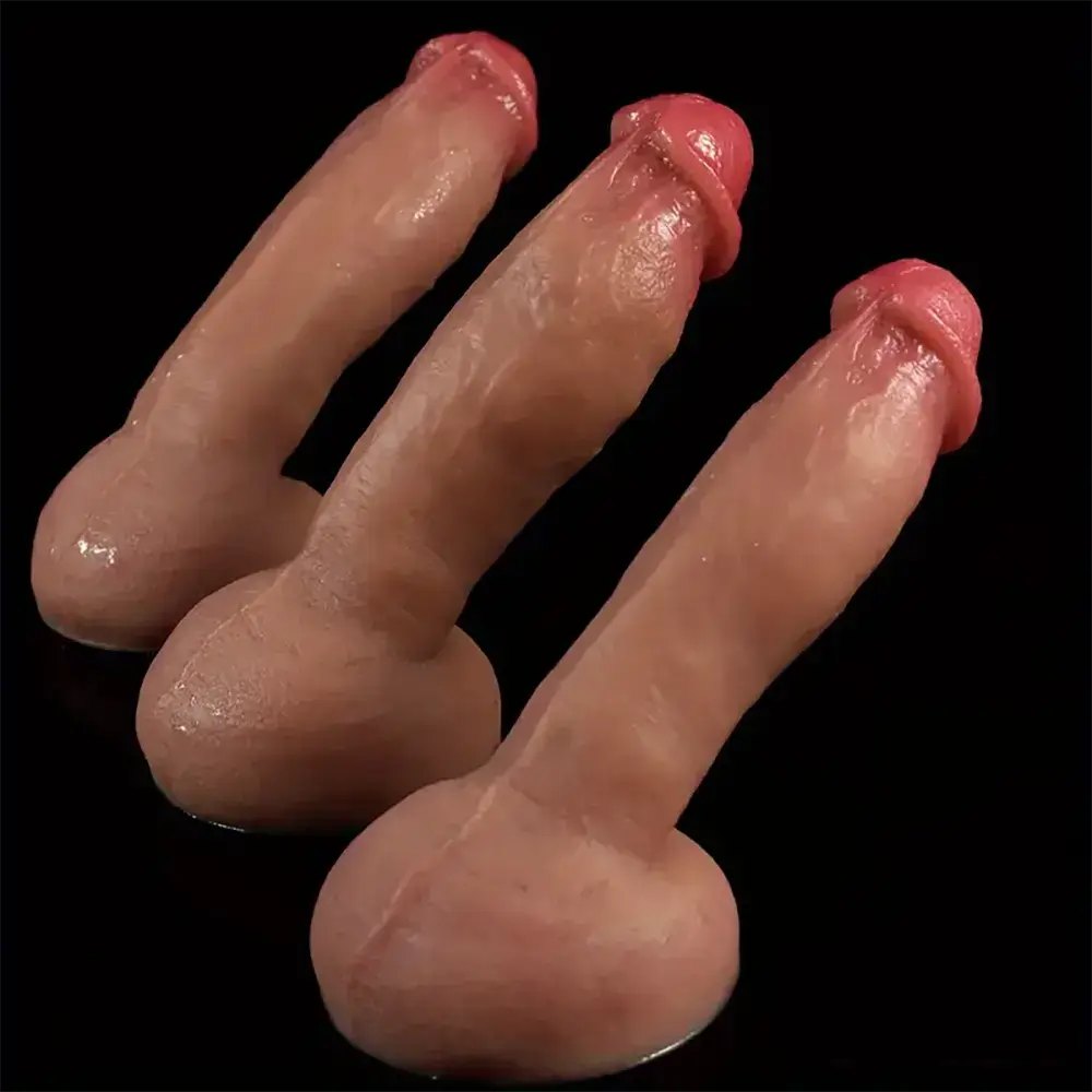 Flesh Suction Cup Dildo 9.25in - Suction Dildo
