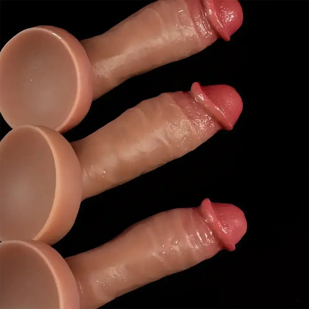 Flesh Suction Cup Dildo 9.25in - Suction Dildo
