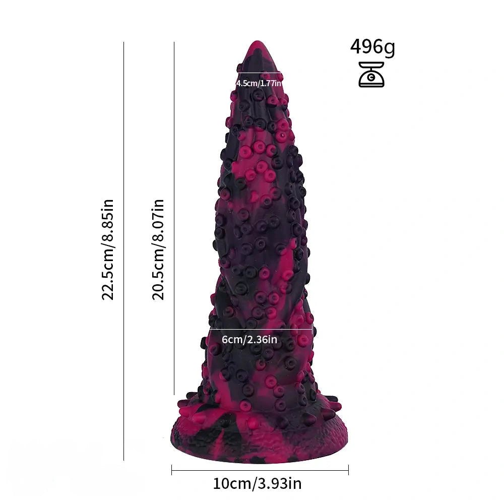 Flesh Tone Monster Tentacle Dildo - Animal Knot Dildo