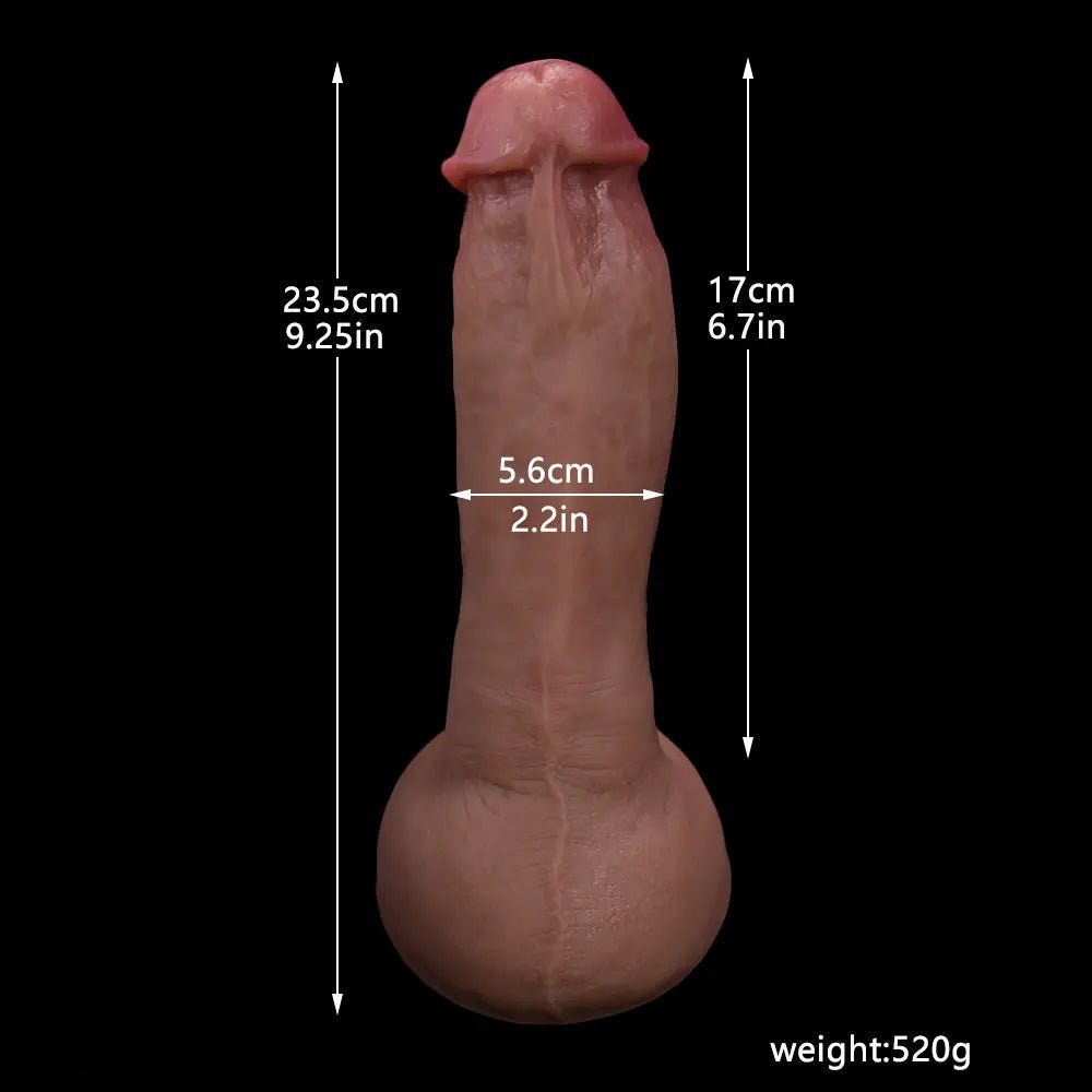 Flesh Tone Suction Cup Dildo - Realistic Suction Cup Dildo