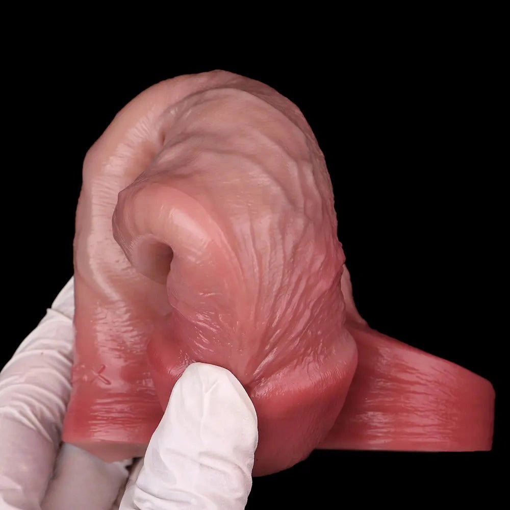 Flesh Vacuum Hollow Sleeve - Hollow Realistic Dildo Extender