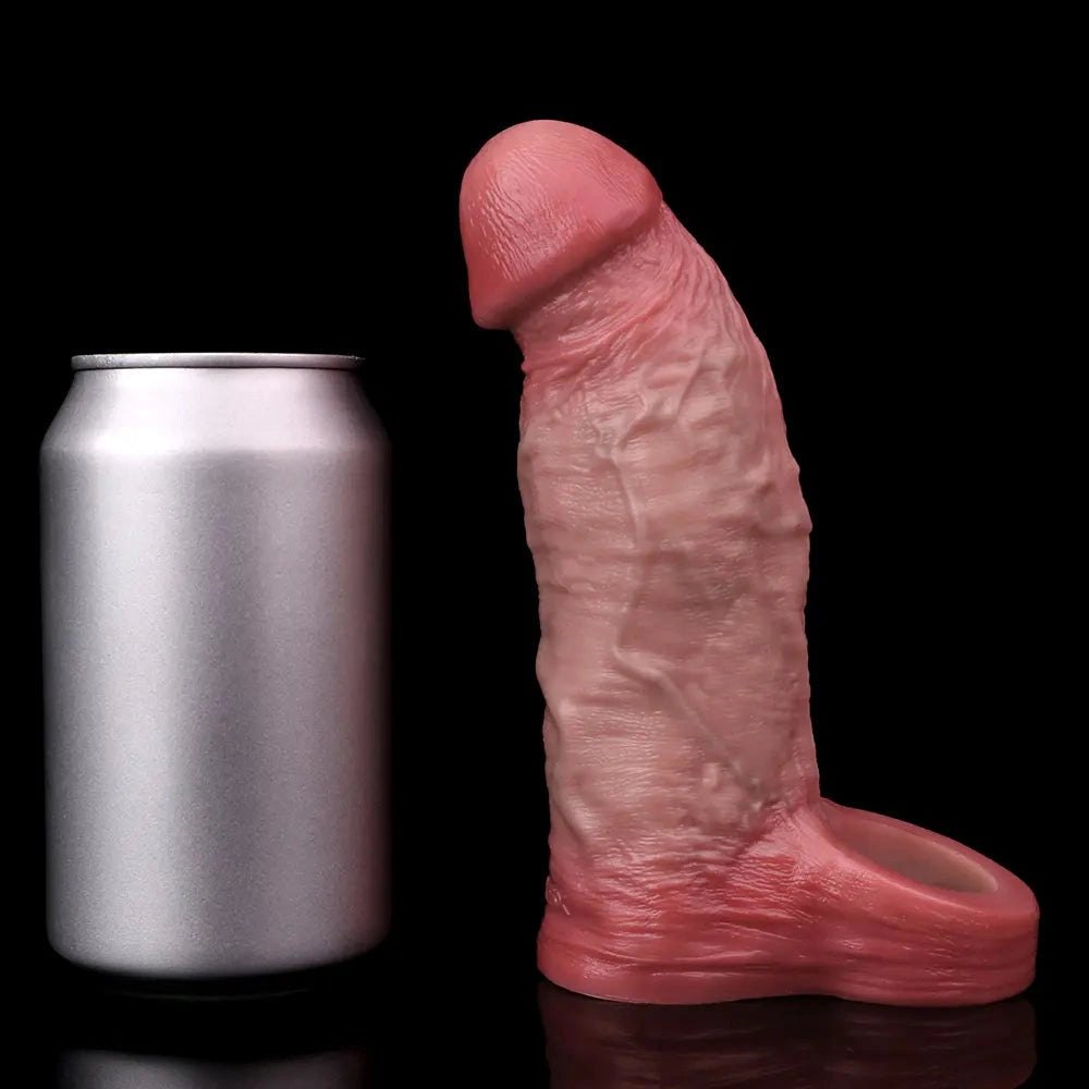 Flesh Vacuum Hollow Sleeve - Hollow Realistic Dildo Extender