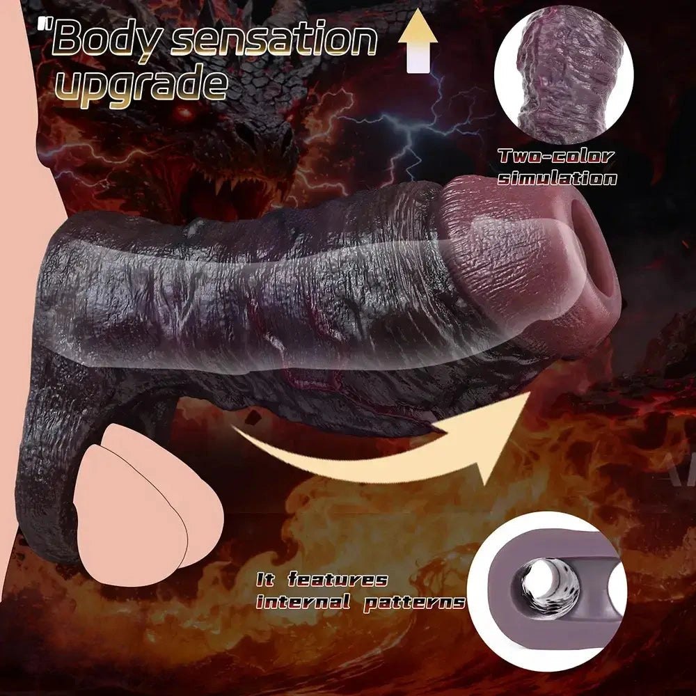 Flexible Hollow Dildo Sleeve - Realistic Silicone Dildo