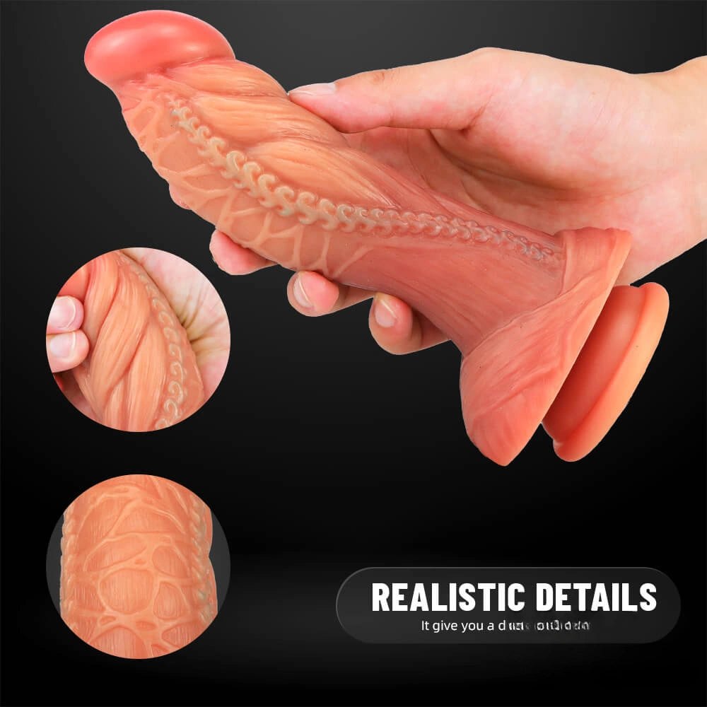 Flexible Suction Cup Dildo 7.6in - Suction Cup Dildo