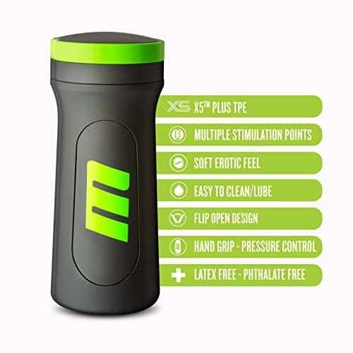 Flip-Open Chamber Stroker - TPE Male Masturbator Cup