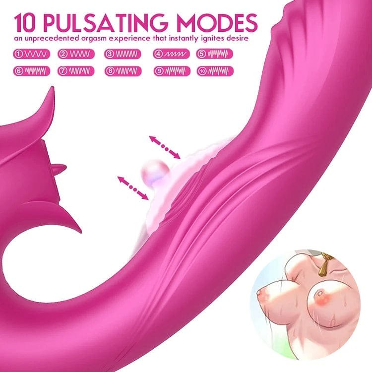 Flower Tongue G-Spot Vibrator - Rabbit G-Spot Vibrator