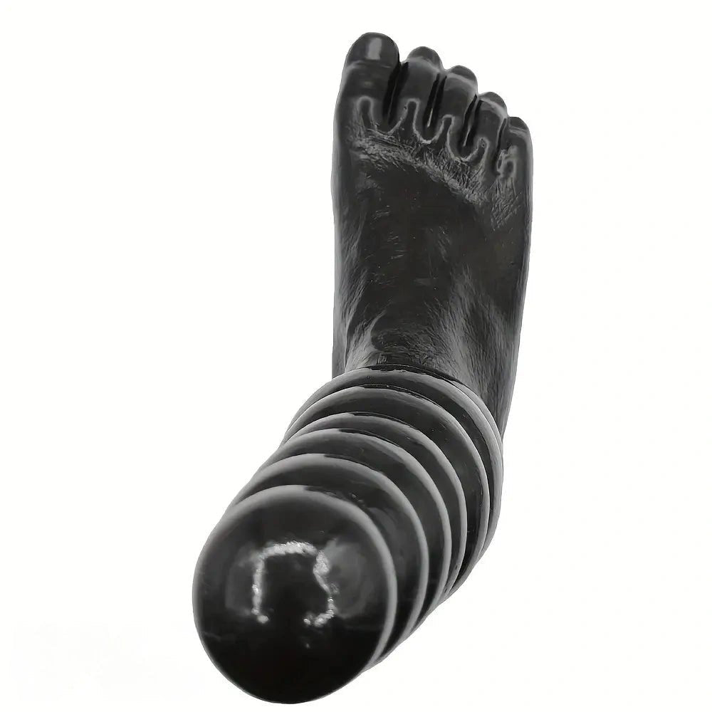 Foot Shaped Anal Beads Dildo - Novelty Beaded Dildo