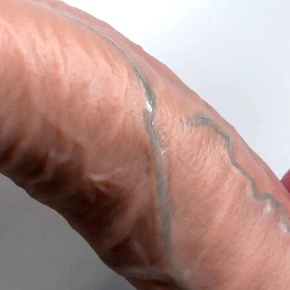 Foreskin Suction Cup Dildo - Realistic Suction Cup Dildo