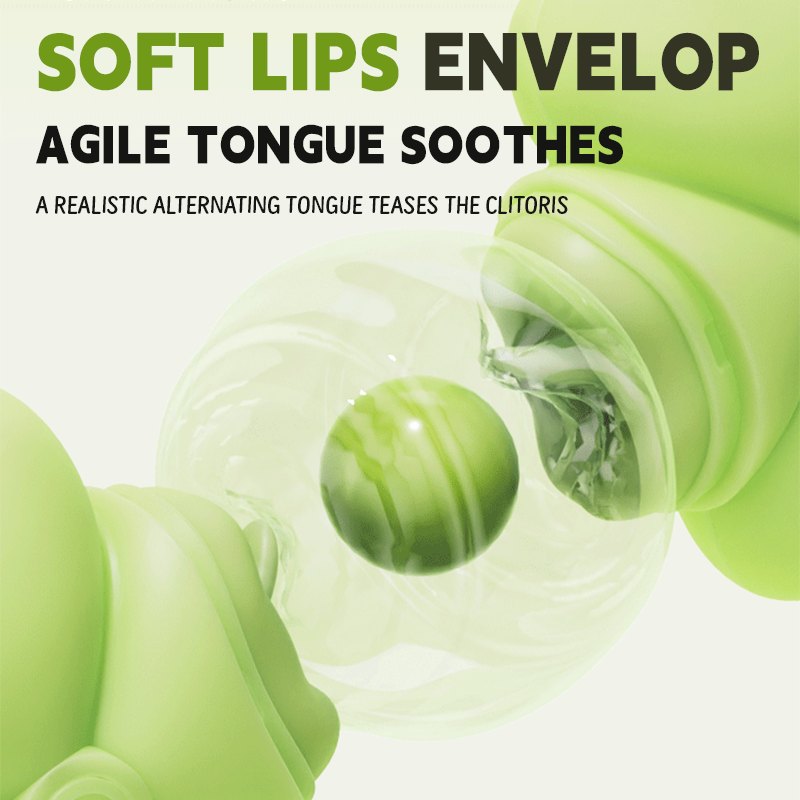 Four-Leaf Clover Clit Stimulator - Licking or Suction Toy