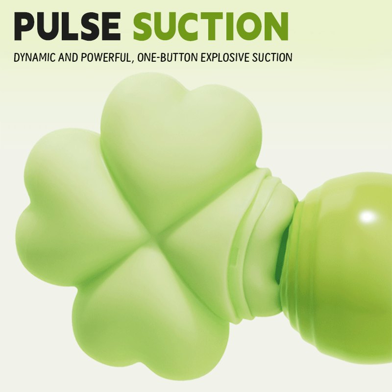 Four-Leaf Clover Clit Stimulator - Licking or Suction Toy