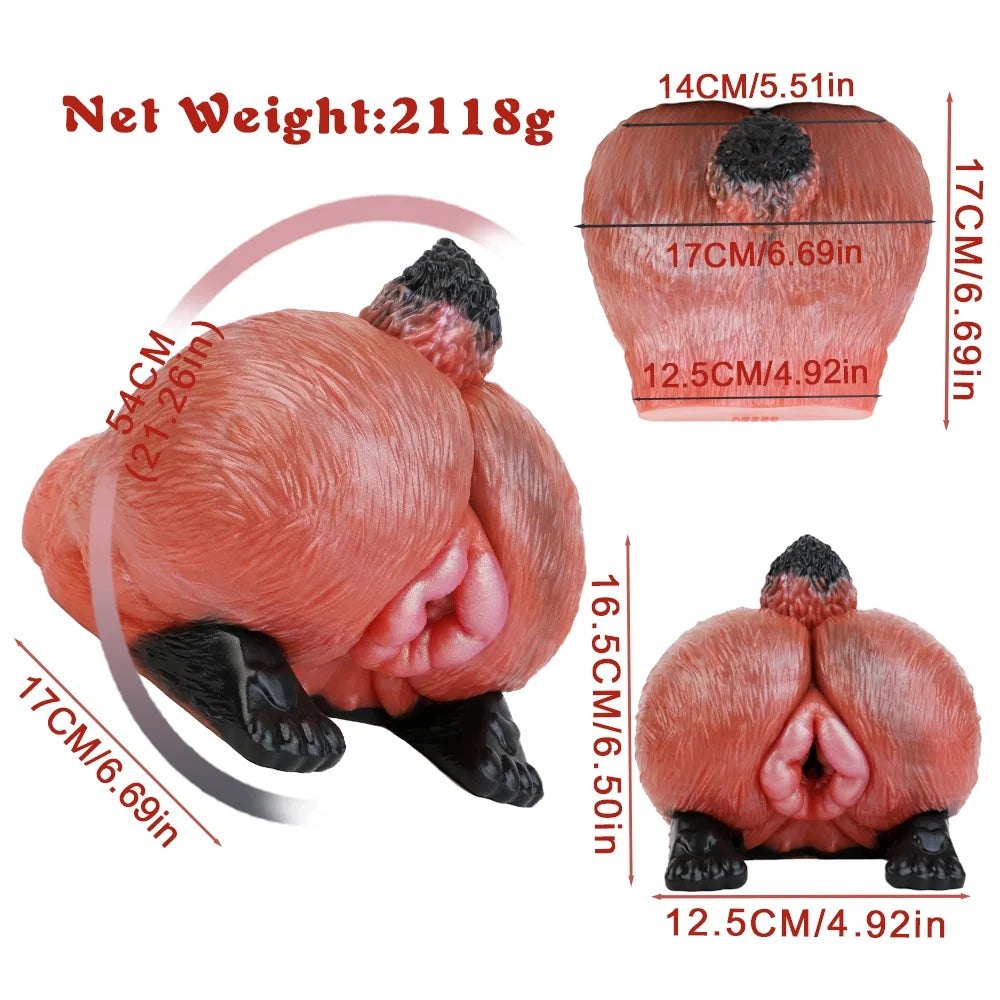 Fox Spirit Ridged Butt Masturbator - Animal Male Masturbator
