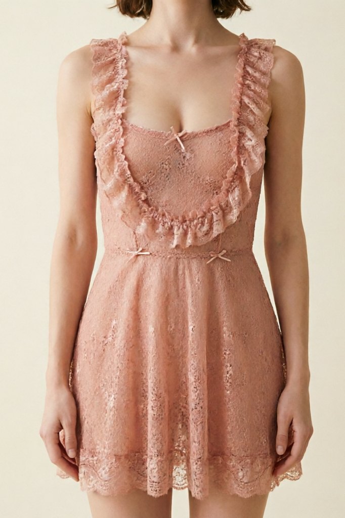 Romantic Open Back Babydoll - Sexy Babydoll Lingerie