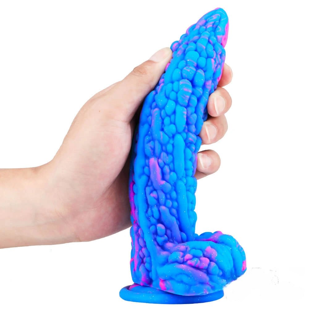 Fruit-Color Liquid Silicone Dildo - Fantasy Dildo