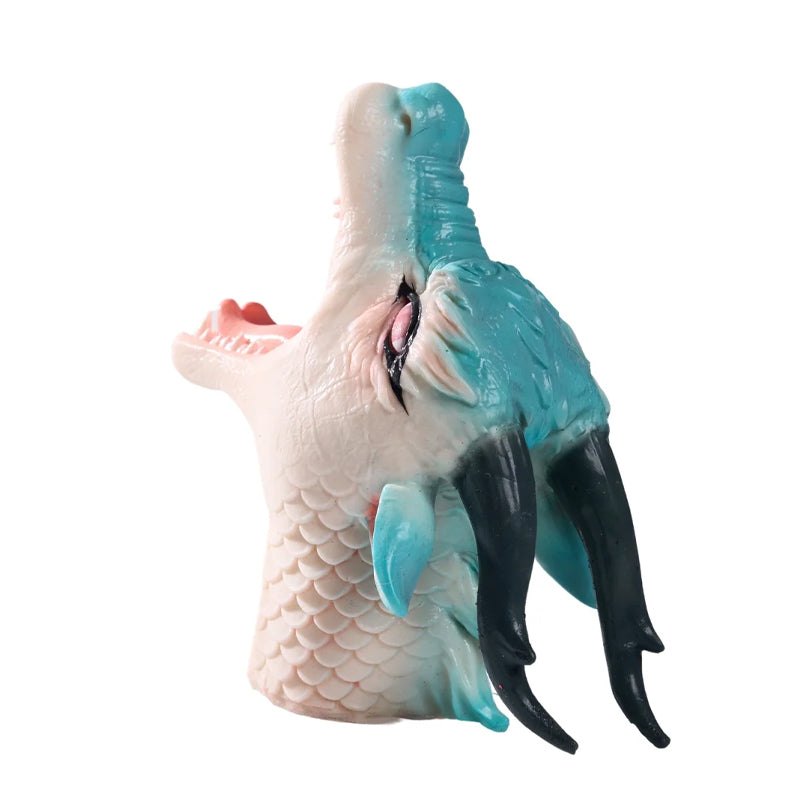 Furry Dragon Head Oral Stroker - Deep Throat Male Masturbator
