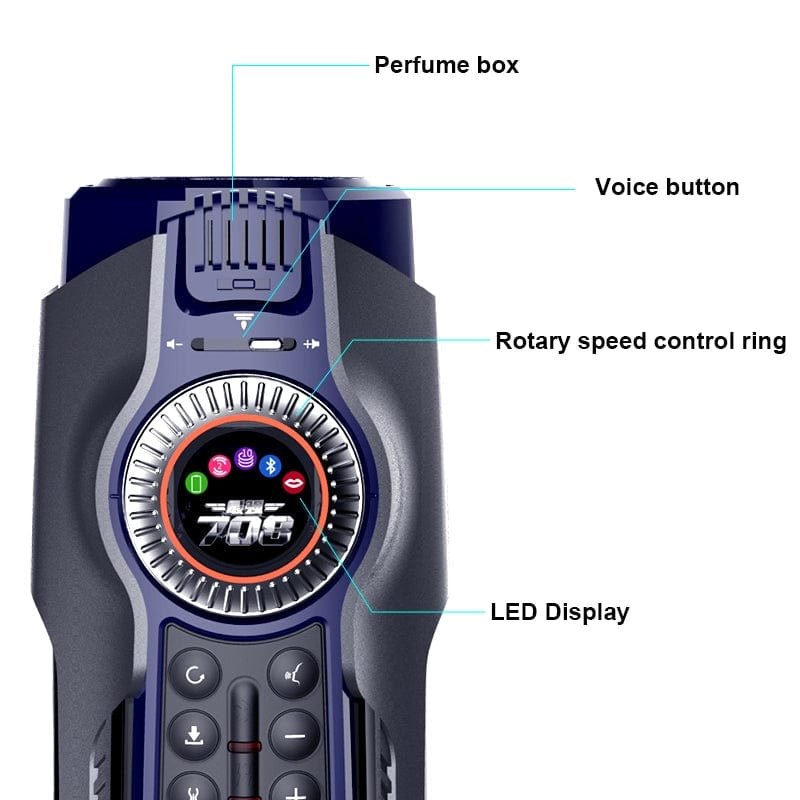 Future 708 Pro Heating Masturbator - 10-Mode Male Stroker
