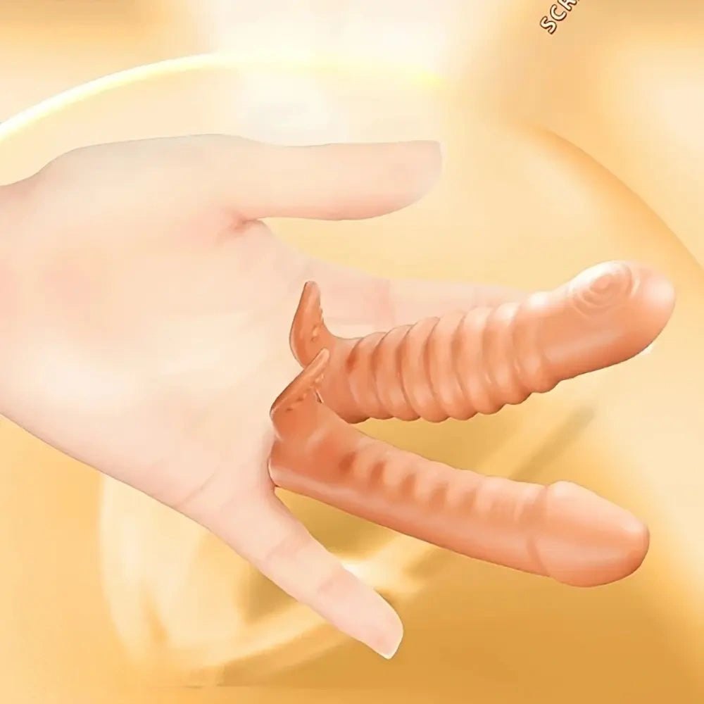 G-Spot Finger Sleeve Duo Pack - TPE Massage Sleeves