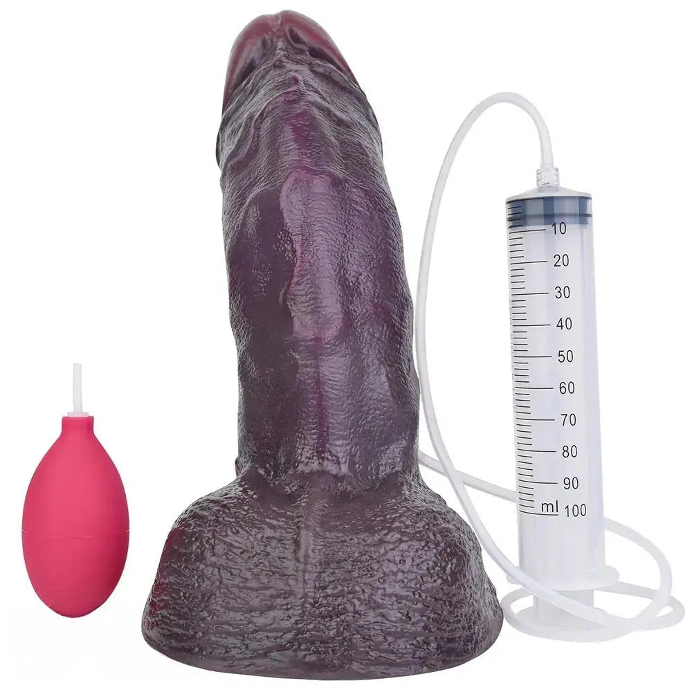 G-Spot Squirting Dildo 12in - Realistic G-Spot Dildo