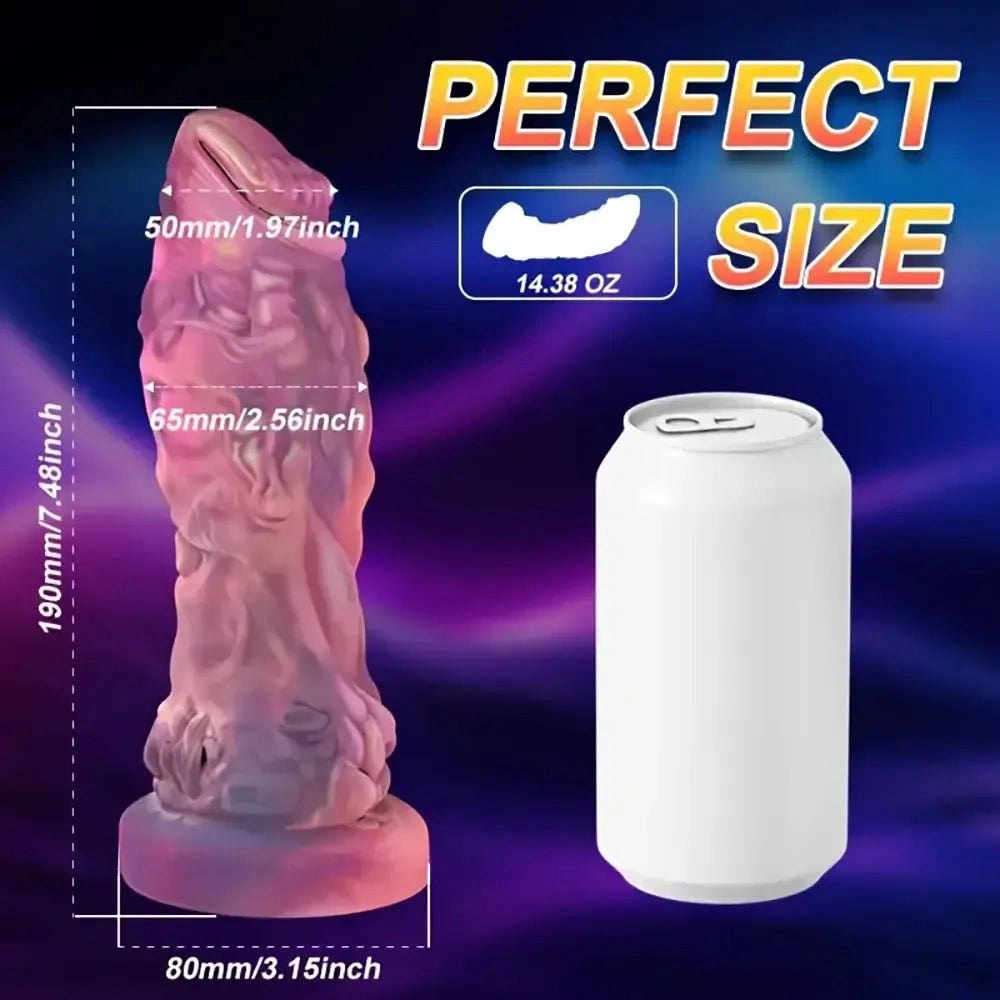 G-Spot Vibrating Dildo 7 in - Curved G Spot Dildo