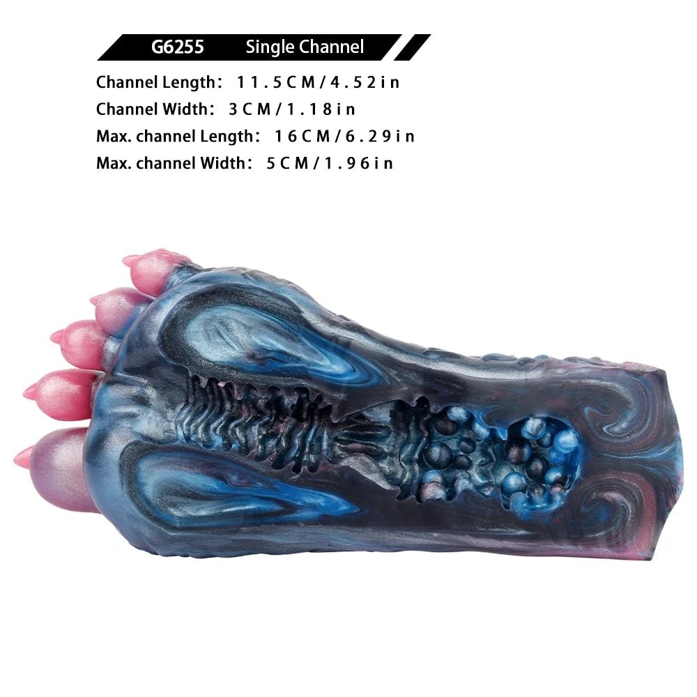Galaxy Double Paw Masturbator - Silicone Male Masturbator