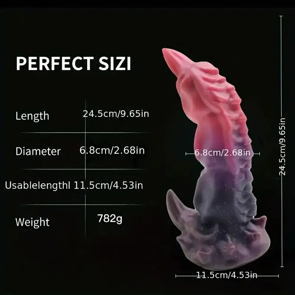 Galaxy Dragon Fantasy Dildo - Silicone Monster Dildo