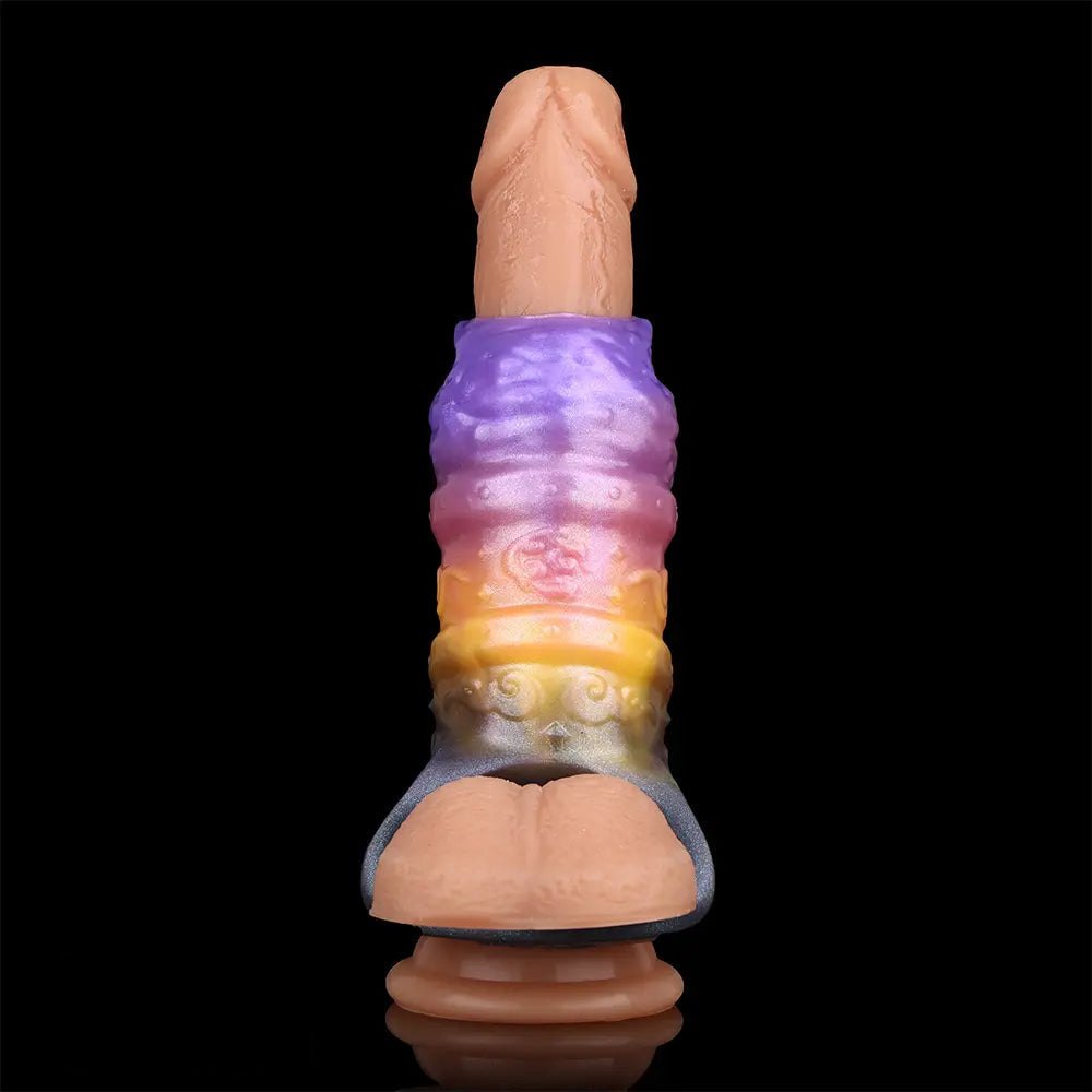 Galaxy Dragon Scale Dildo - Fantasy Dragon Dildo Sleeve