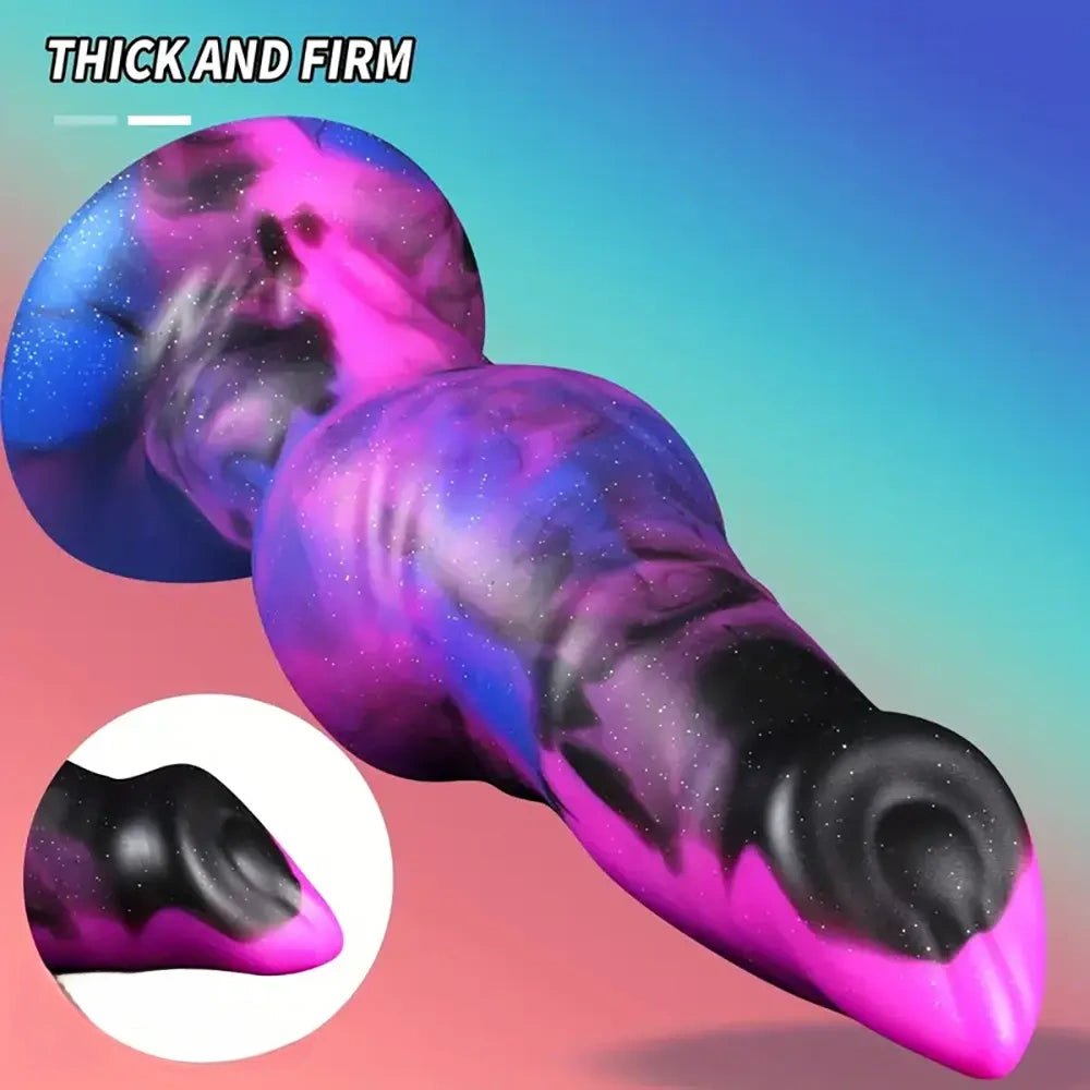 Galaxy Knotted Animal Dildo - Knotted Dog Style Dildo S/M/L