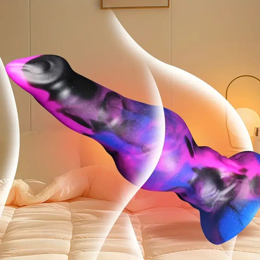 Galaxy Knotted Animal Dildo - Knotted Dog Style Dildo S/M/L