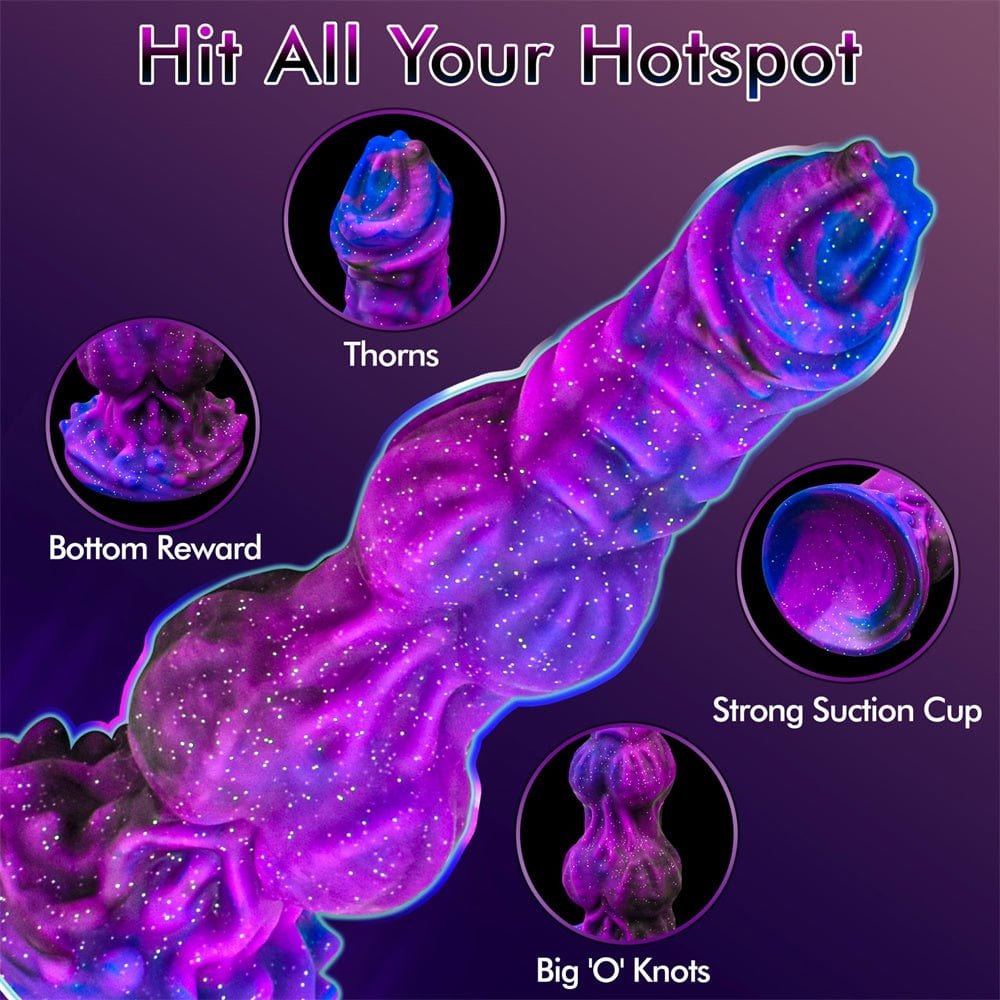 Galaxy Knot Fantasy Dildo 9.65 in - Monster Fantasy Dildo