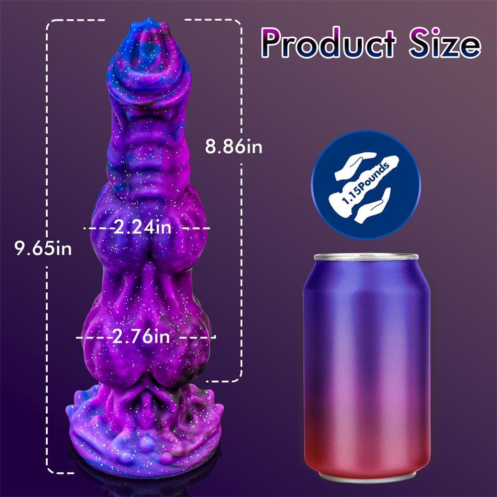 Galaxy Knot Fantasy Dildo 9.65 in - Monster Fantasy Dildo