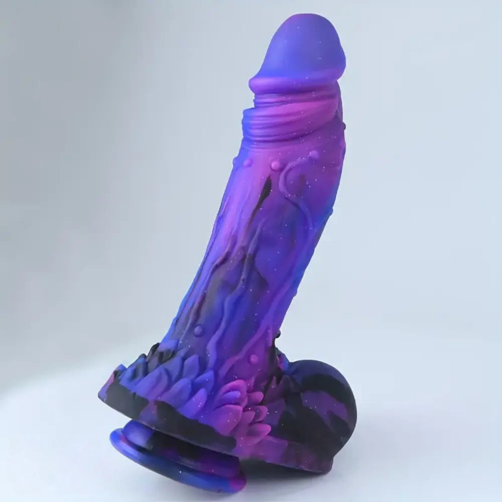 Galaxy Silicone Suction Dildo - Large Dildo with Suction Base