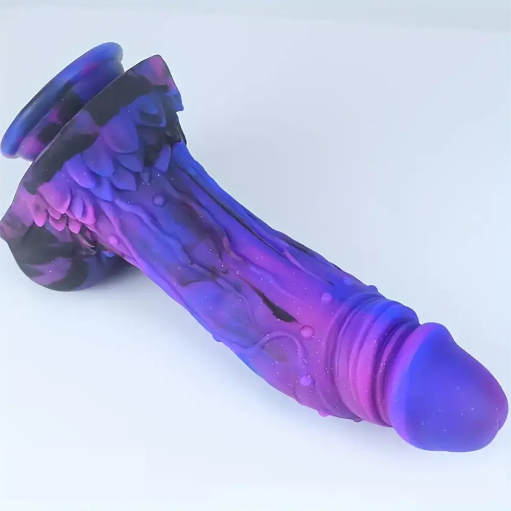Galaxy Silicone Suction Dildo - Large Dildo with Suction Base